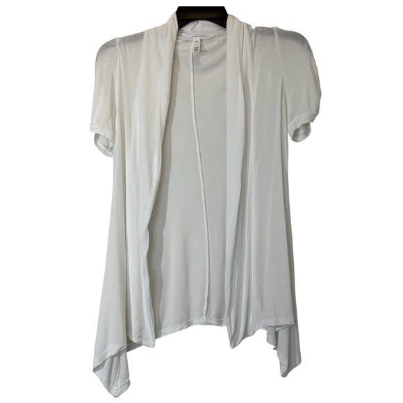 Ambiance Tops - Women's Off White Flyaway Top Size